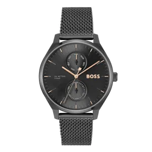 Mens BOSS Black Tyler Mesh Watch