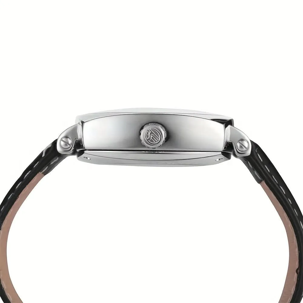Men's Luxury Mechanical Watch, Leather Strap, Waterproof