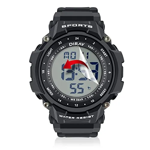 Mens Sports Military Classic Large Dial Digital Watch