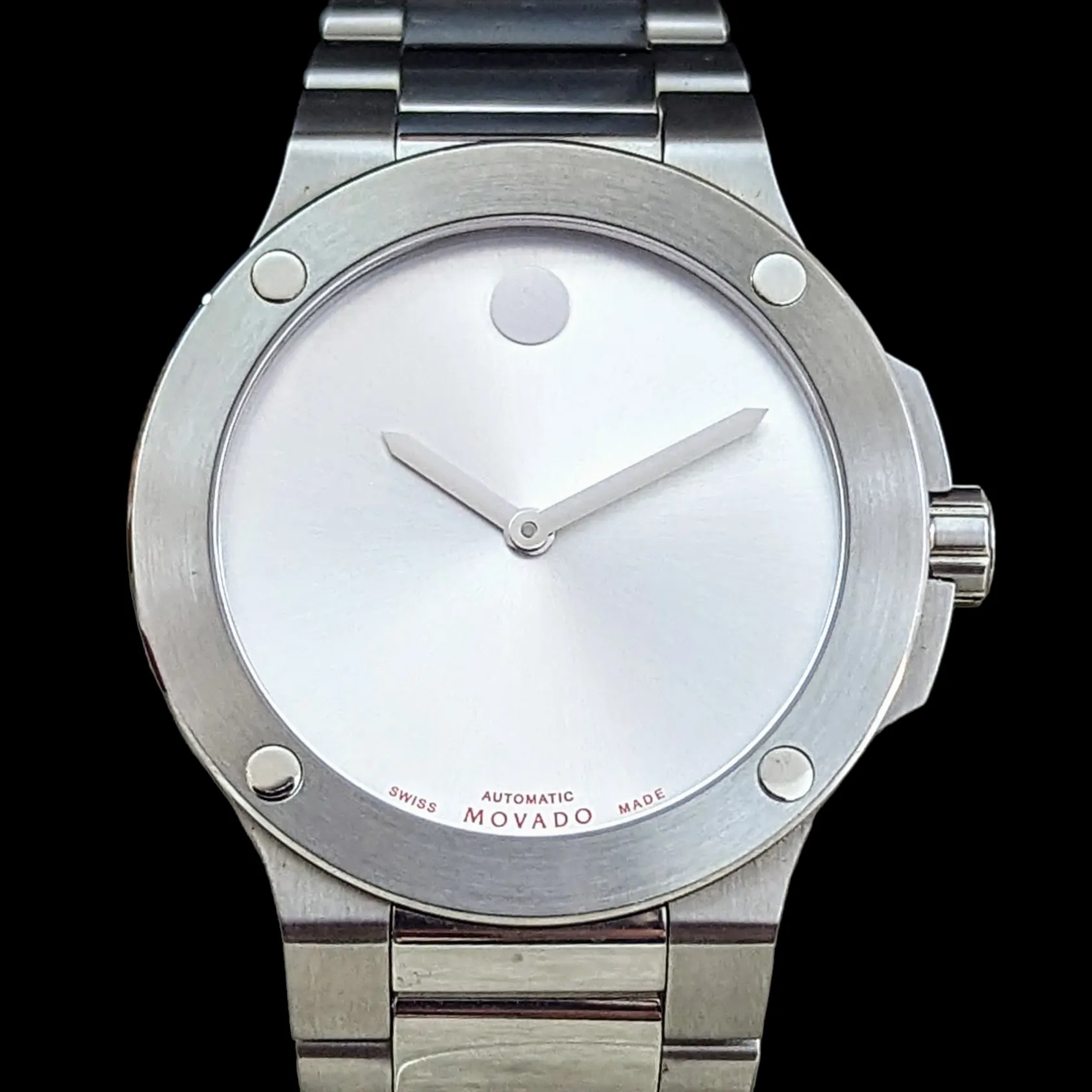 MOVADO SE Extreme Automatic Wristwatch Display Back Swiss Cal Sellita SW 200-1