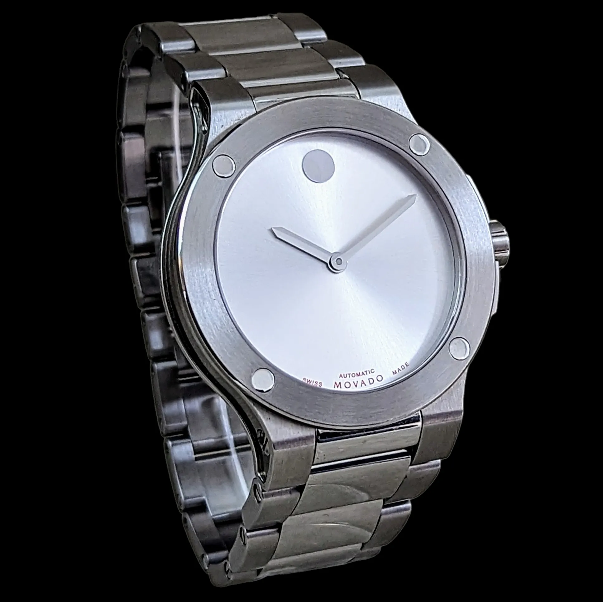 MOVADO SE Extreme Automatic Wristwatch Display Back Swiss Cal Sellita SW 200-1