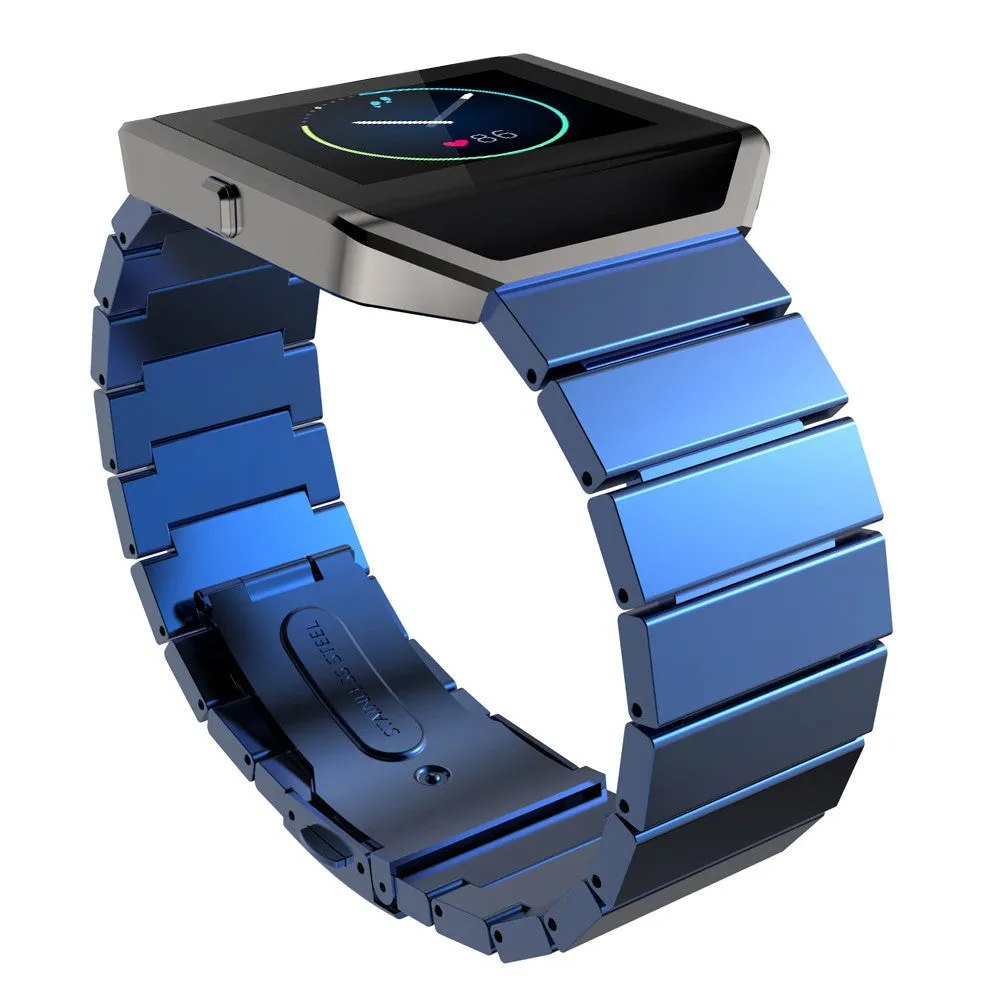 New Luxury Brand Classic Buckle Fashion Full Stailess Steel Bracelet Strap Watch Band for Fitbit Blaze Best Quality