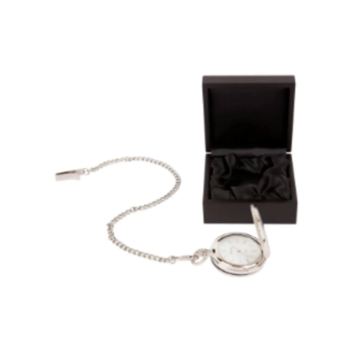 Nickel Pocket Watch with Photo Frame - Add Engraving