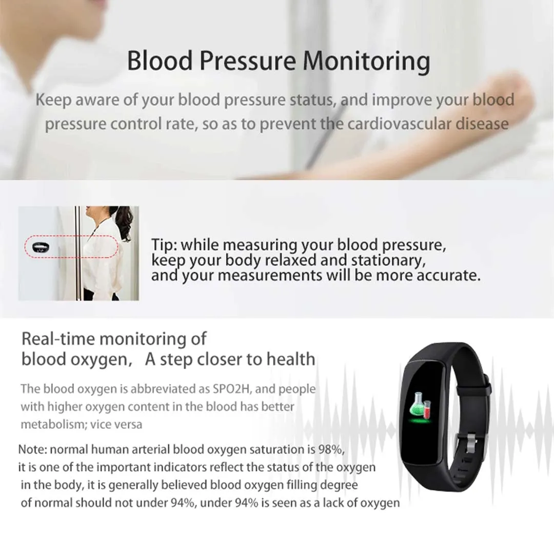 NNEAGS 3X Sport Monitor Wrist Touch Fitness Tracker Smart Watch Bundle