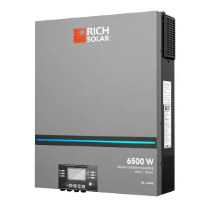NOVA 6K | 6500 Watt (6.5kW) 48 Volt Off-Grid Hybrid Solar Inverter | 550V PV Input | Powerful 6500W 48V Hybrid Inverter for RVs, Cabins, Tiny Homes, ADUs, Residential, Commercial, Off-Grid | UL Certified