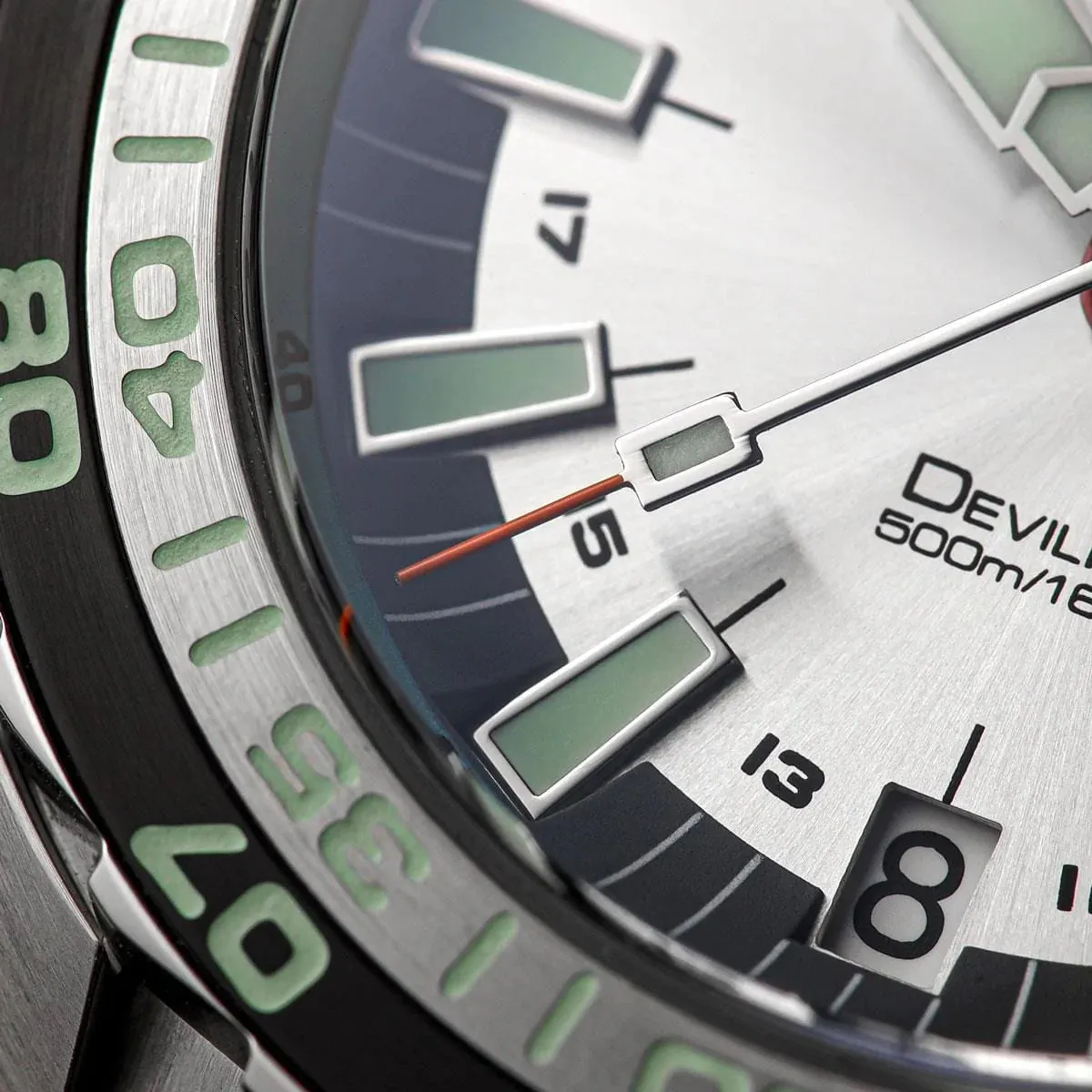 NTH DevilRay GMT Dive Watch - Date - White LIKE NEW