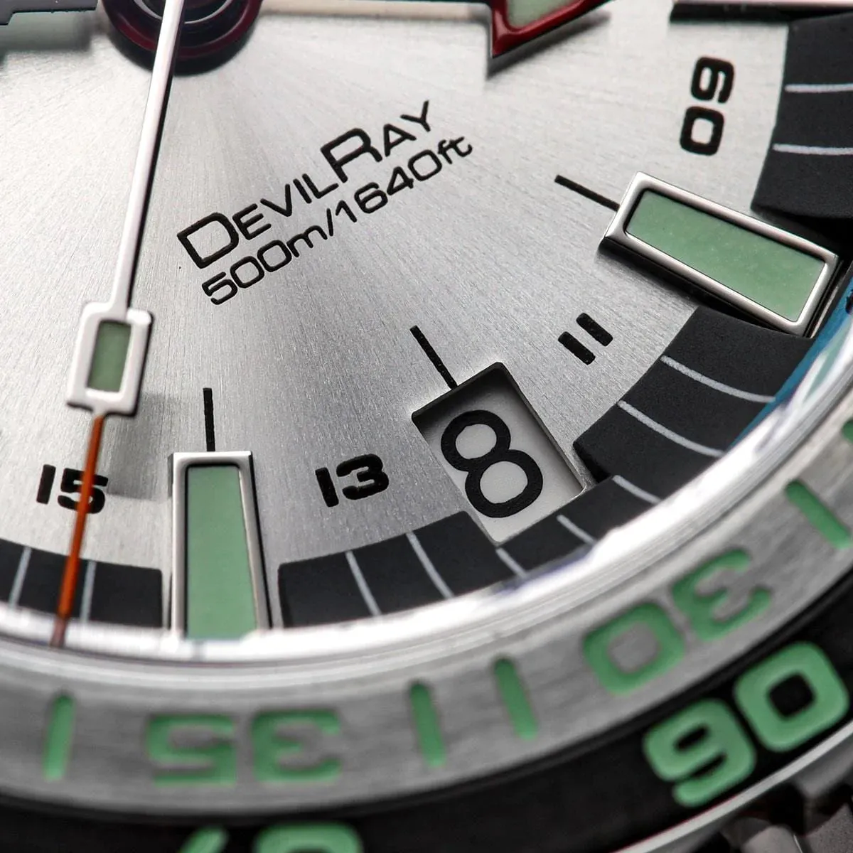 NTH DevilRay GMT Dive Watch - Date - White LIKE NEW