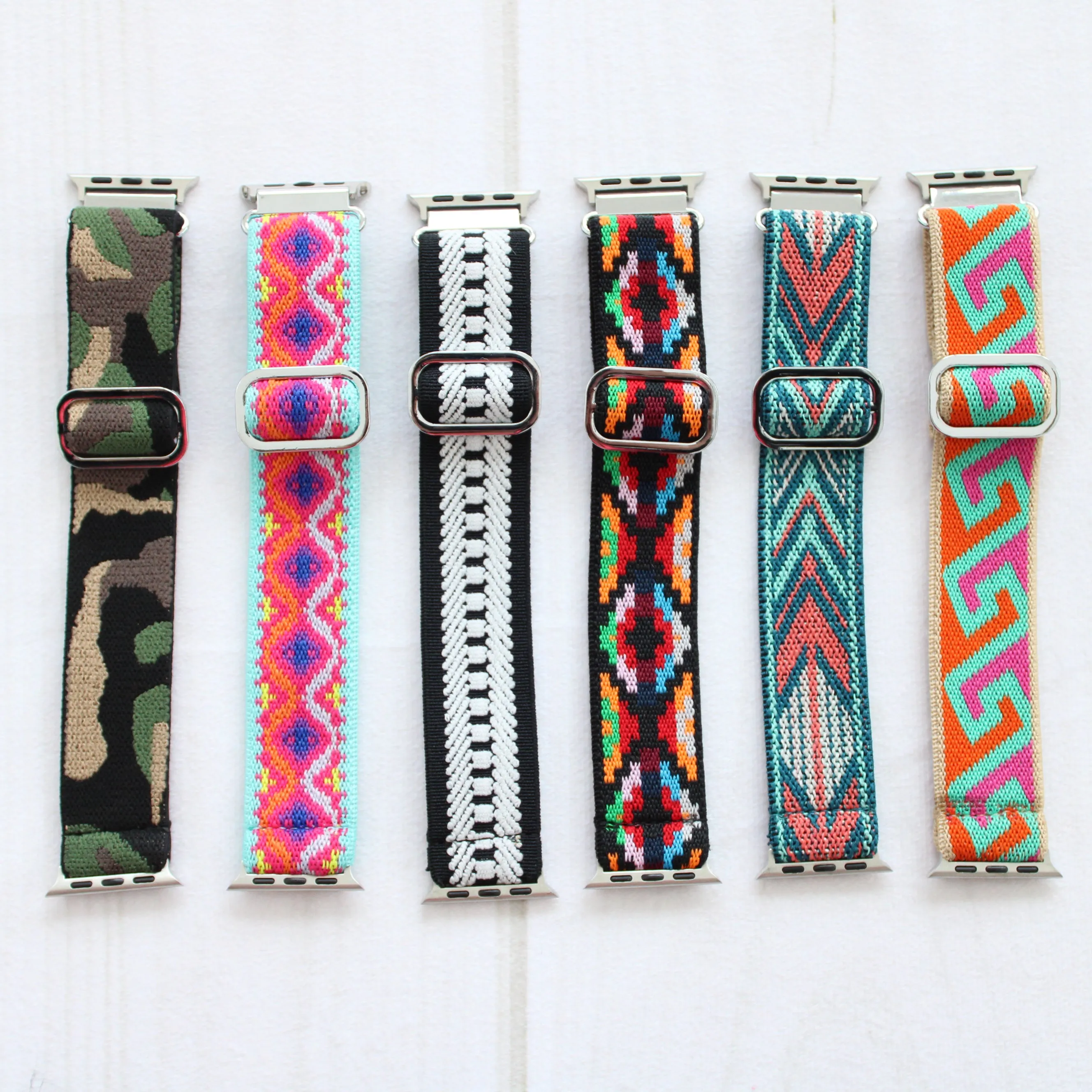 Nylon Adjustable Watch Bands for Apple Watch