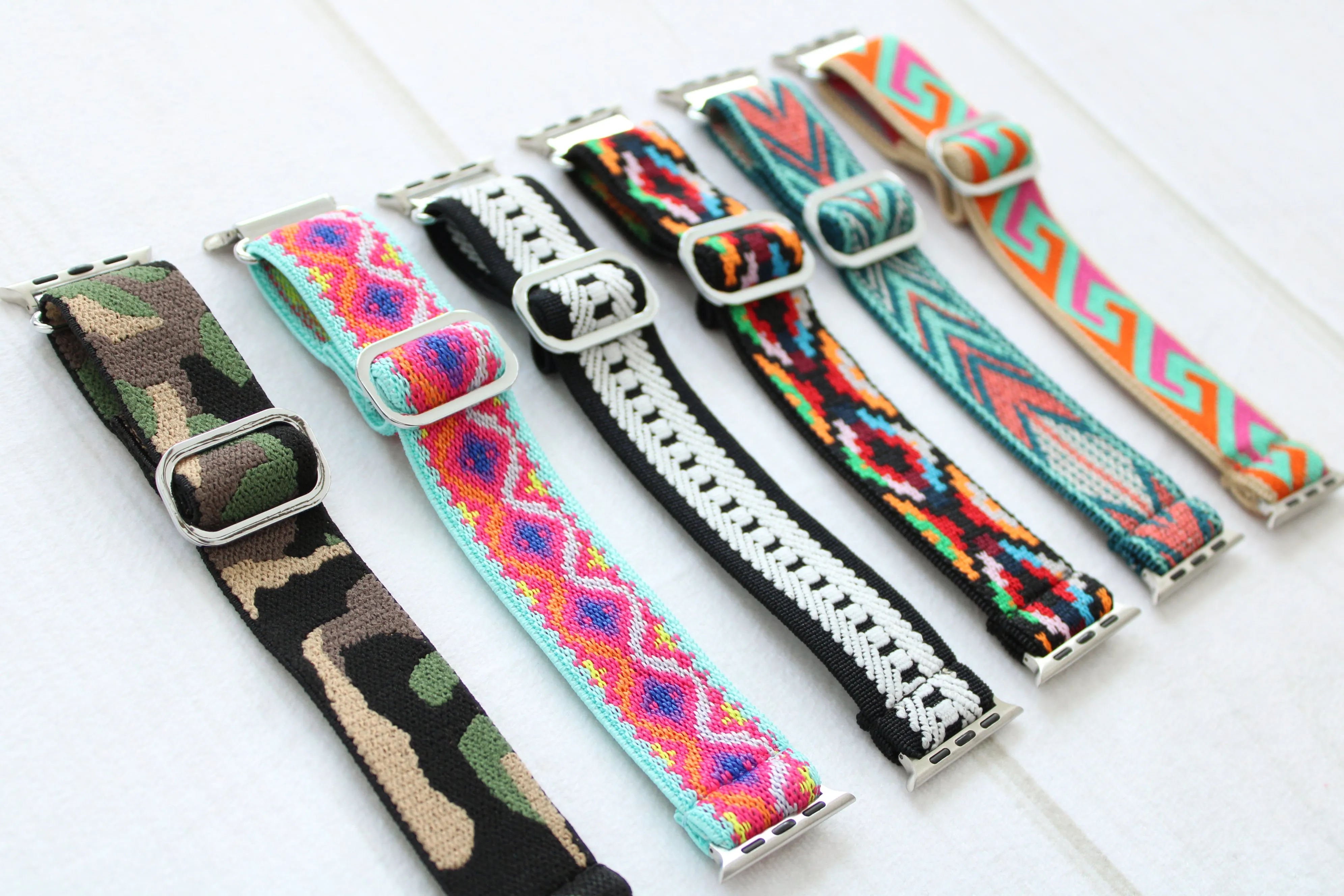 Nylon Adjustable Watch Bands for Apple Watch