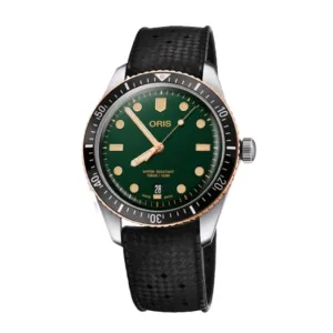 Oris Diver 65 - Green Dial & Black Strap