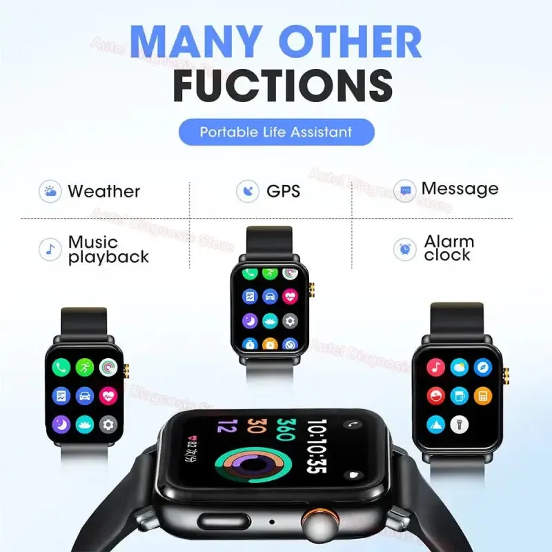 OTOFIX Smart Watch with Health Monitoring and Car Key Programming Features