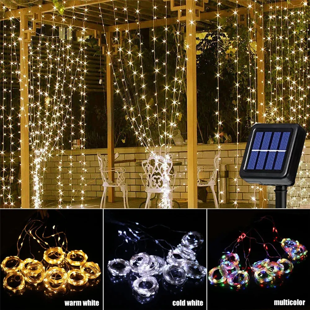 Outdoor Waterproof 300leds Garland Decoration String Lights