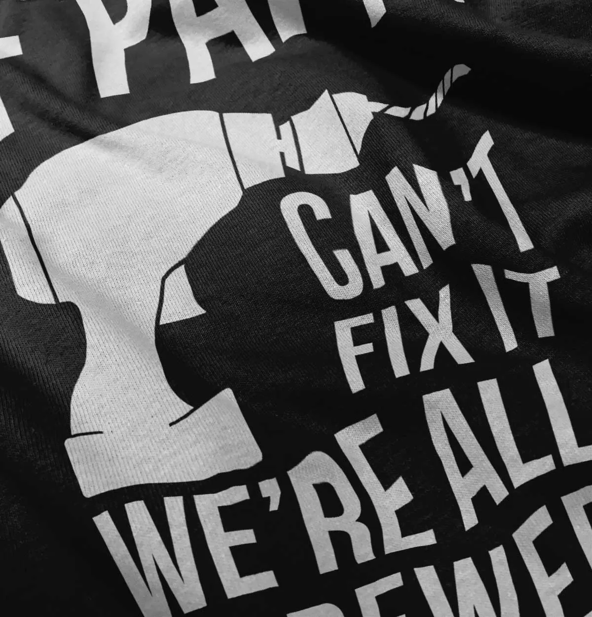Papa Can't Fix We're Screwed Infant Baby Bib