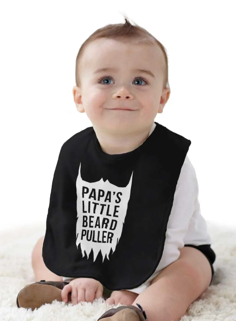 Papa's Little Bread Puller Infant Baby Bib