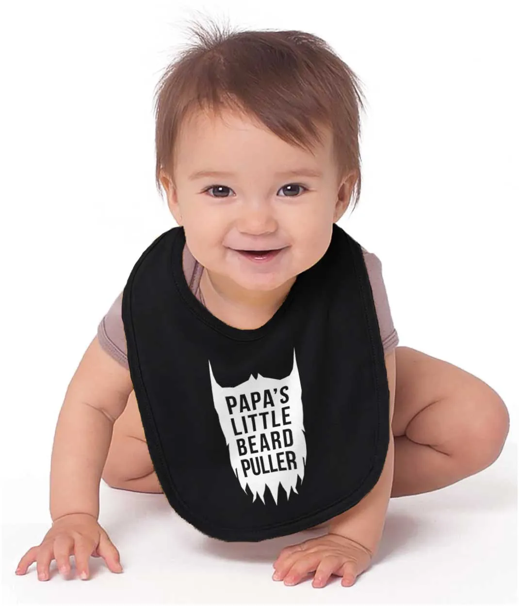 Papa's Little Bread Puller Infant Baby Bib
