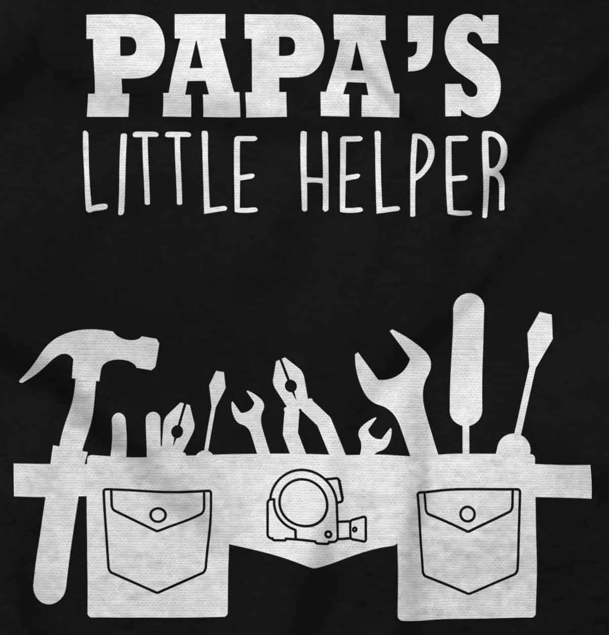 Papa's Little Helper Infant Baby Bib