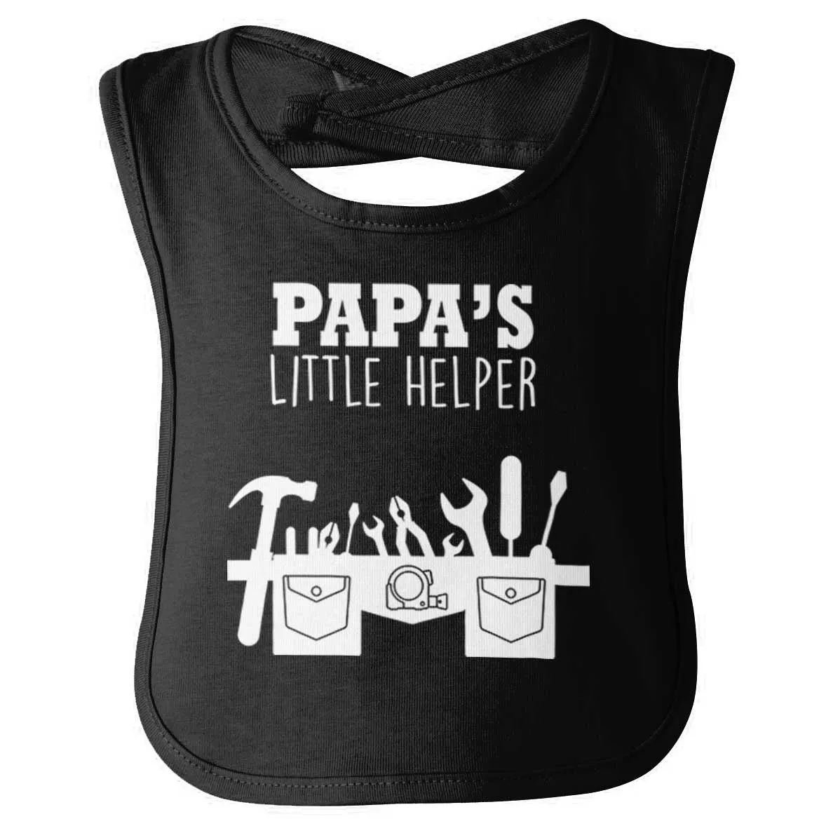 Papa's Little Helper Infant Baby Bib
