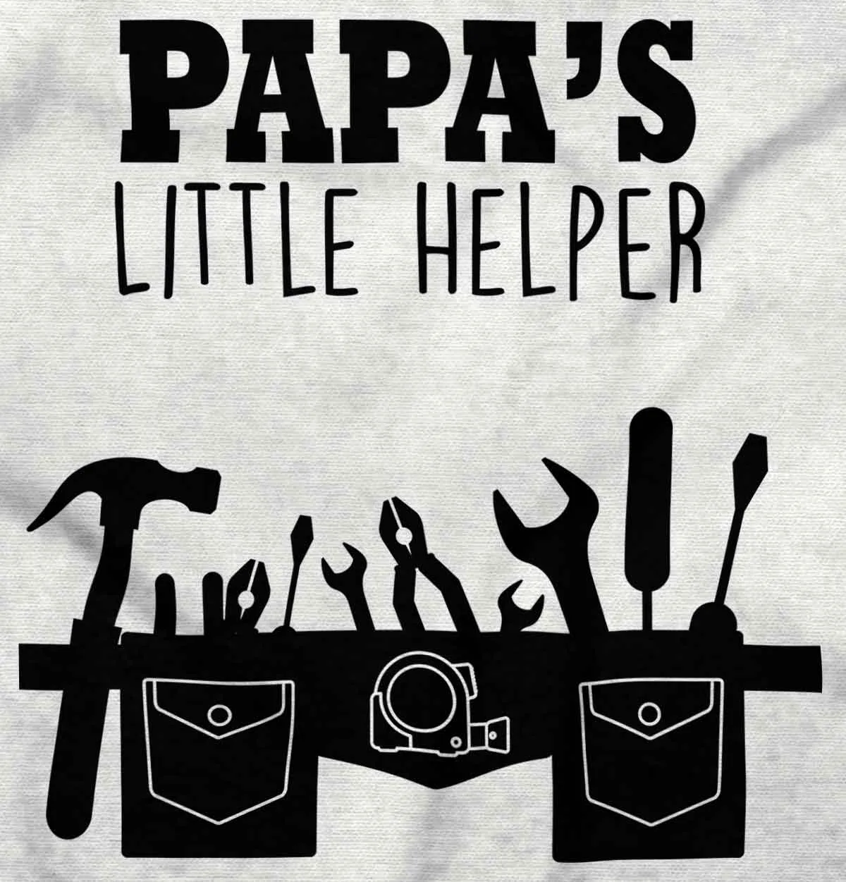 Papa's Little Helper Infant Baby Bib
