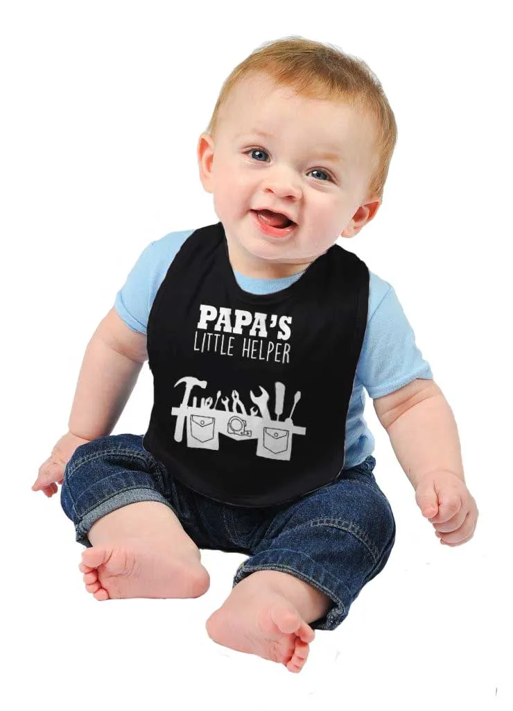 Papa's Little Helper Infant Baby Bib
