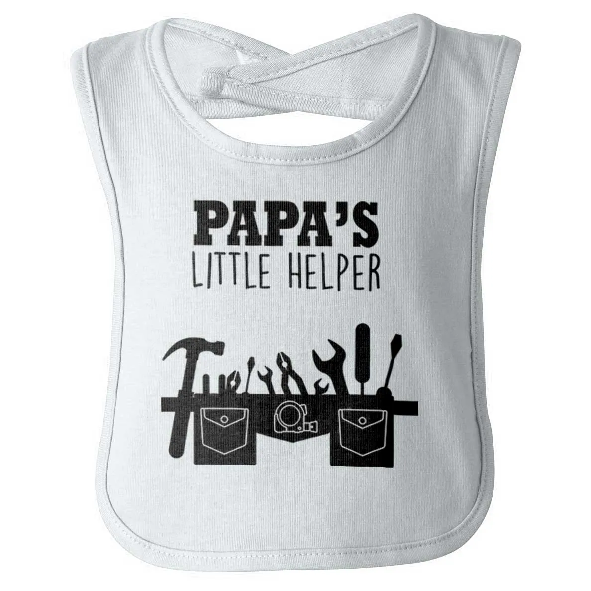 Papa's Little Helper Infant Baby Bib