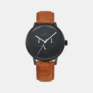 Quartz Men Black Analog Stainless Steel Watch V208GMBBRZ