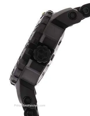 Reactor Mens Trident 2 - All Black Design - Rubber Strap - NeverDark - 200m