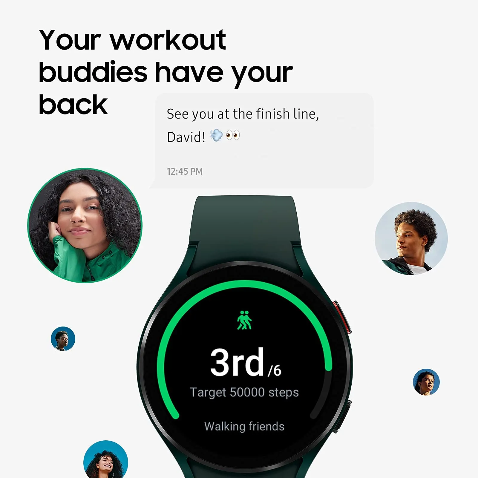 (Renewed) Samsung Galaxy Watch4 Bluetooth(40mm, Black, Compatible with Android only)