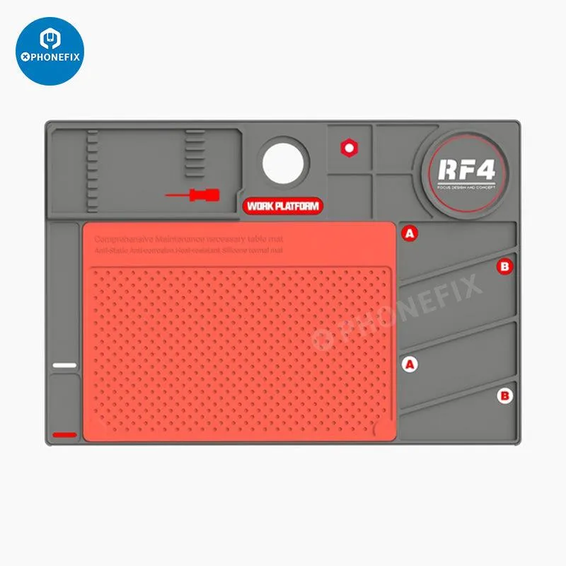 RF4 Heat Insulation Silicone Pad Microscope Base Phone PC Repair Mat