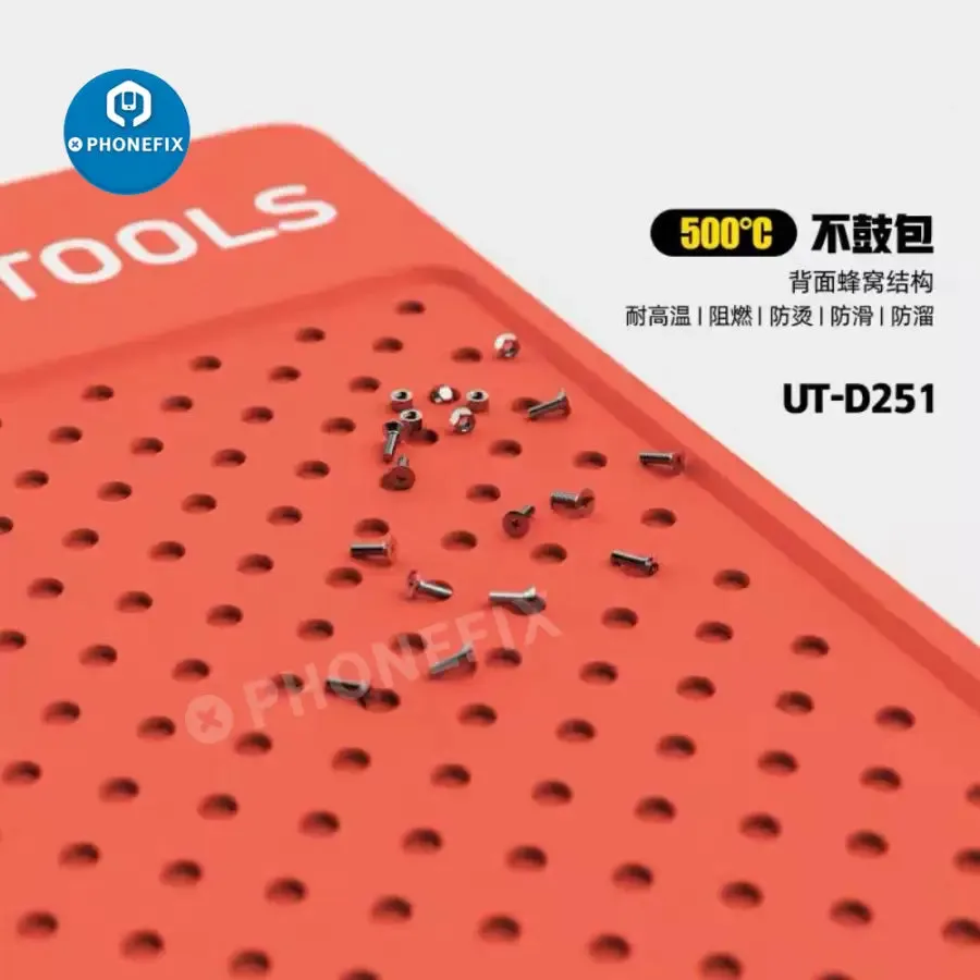 RF4 Heat Insulation Silicone Pad Microscope Base Phone PC Repair Mat