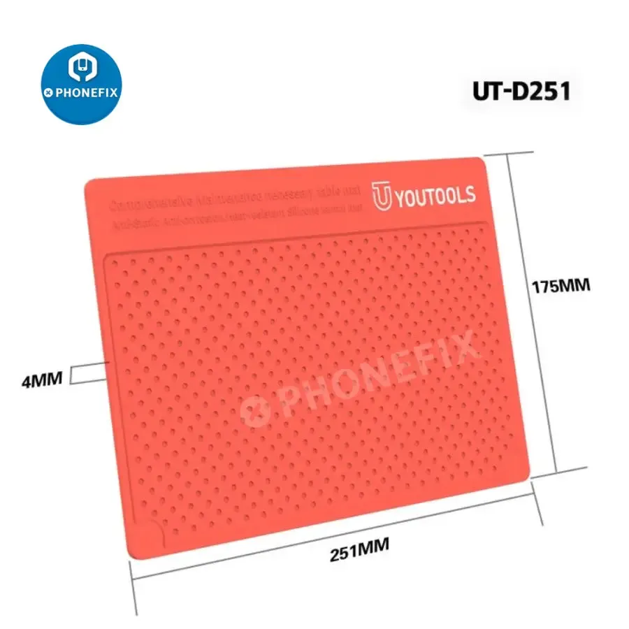 RF4 Heat Insulation Silicone Pad Microscope Base Phone PC Repair Mat