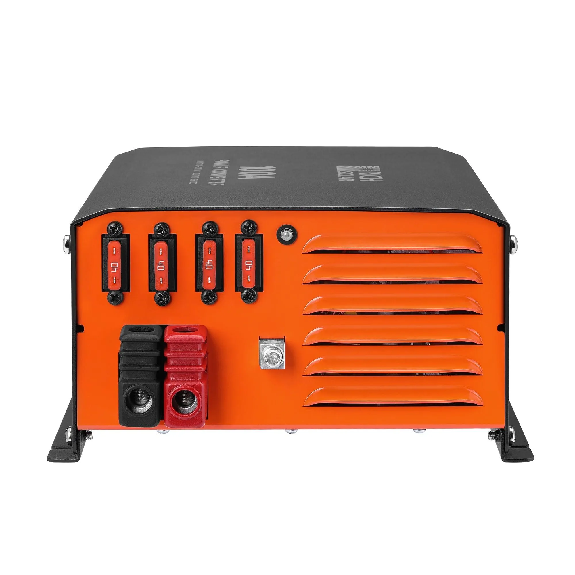 Rich Solar - 100 Amp Power Converter | 100A 120V Battery Charger | Overload, Overheat, Reverse Polarity Protection | Plug and Play