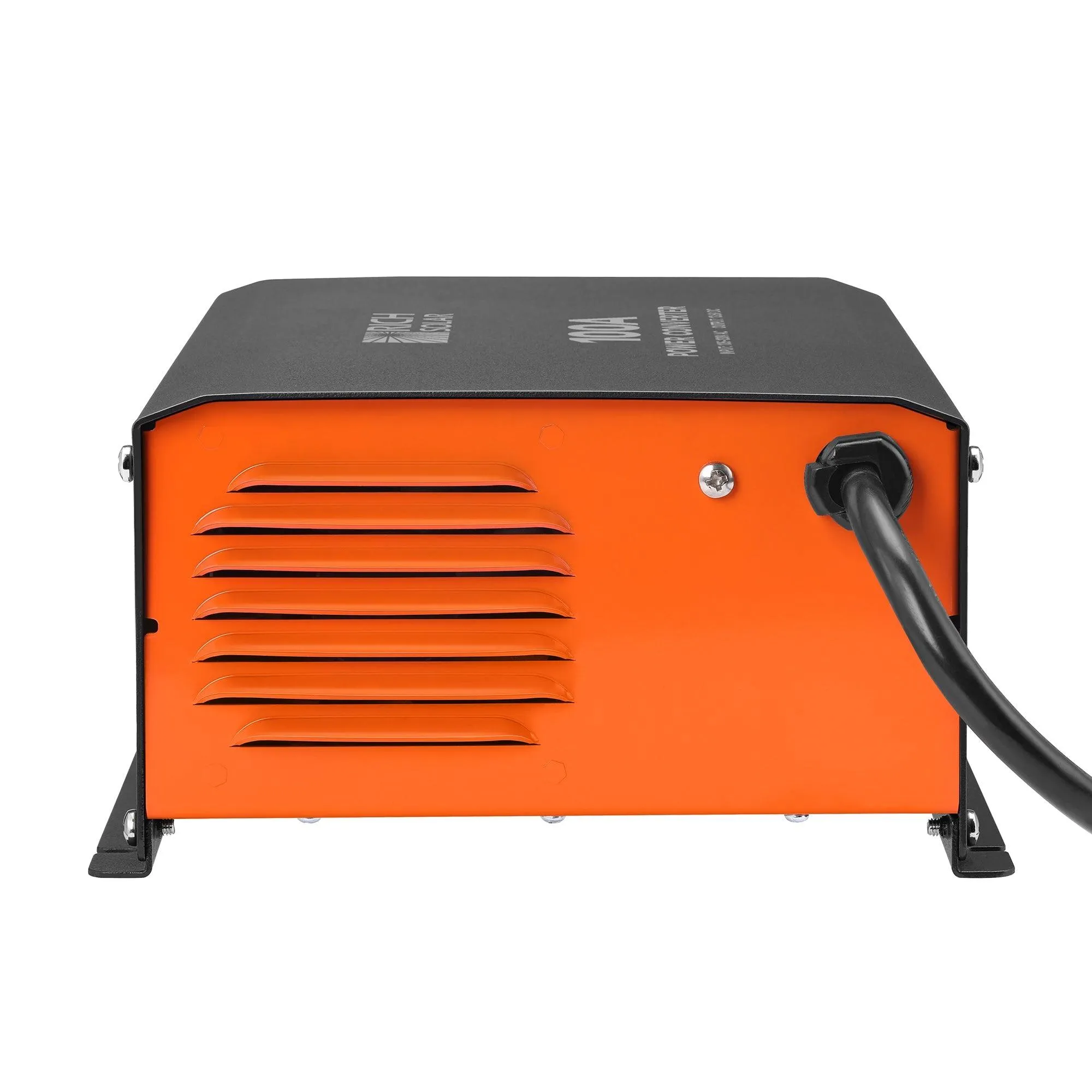 Rich Solar - 100 Amp Power Converter | 100A 120V Battery Charger | Overload, Overheat, Reverse Polarity Protection | Plug and Play