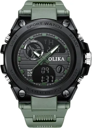 RORIOS Mens Digital Sports Watch Multifunction Watch with Alarm Timer Military Watches Luminous Wristwatches for Boy Men