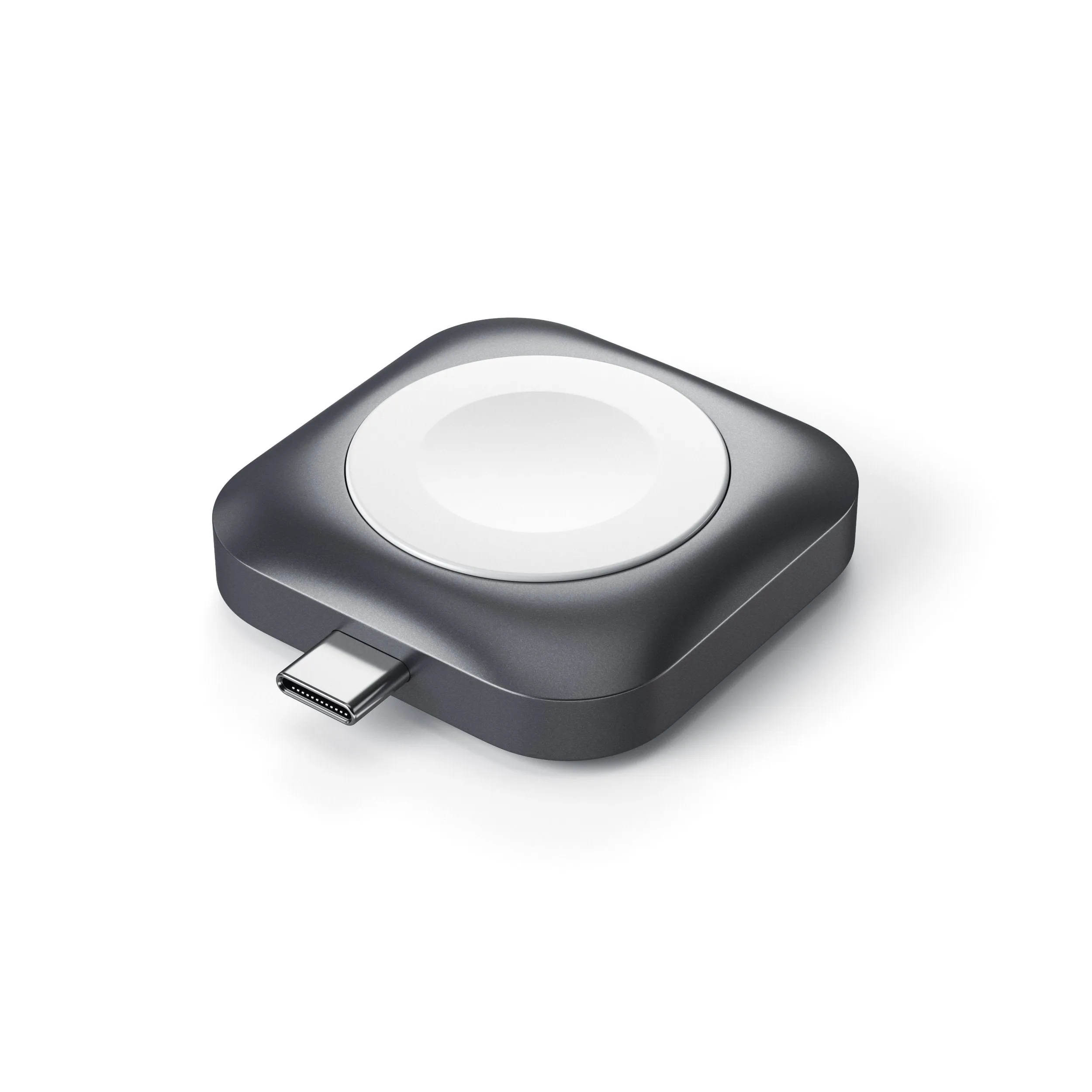 SATECHI USB-C Magnetic Charging Dock for Apple Watch - White/Gray