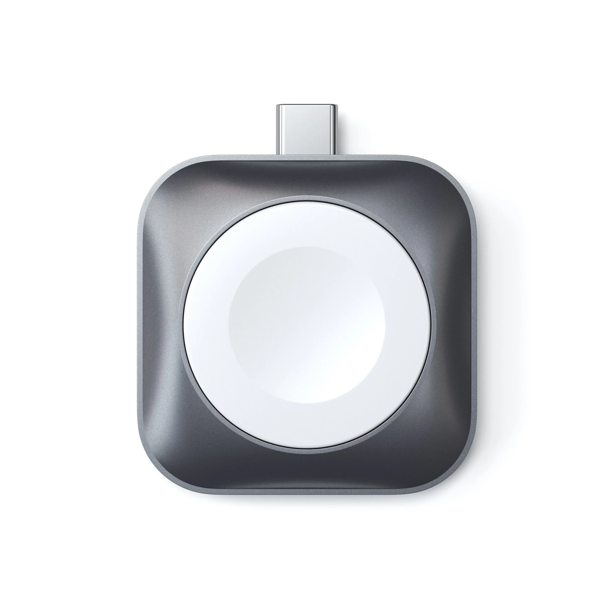 SATECHI USB-C Magnetic Charging Dock for Apple Watch - White/Gray