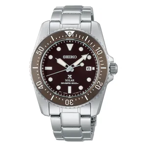 Seiko Prospex Solar Divers Watch - Brown Dial