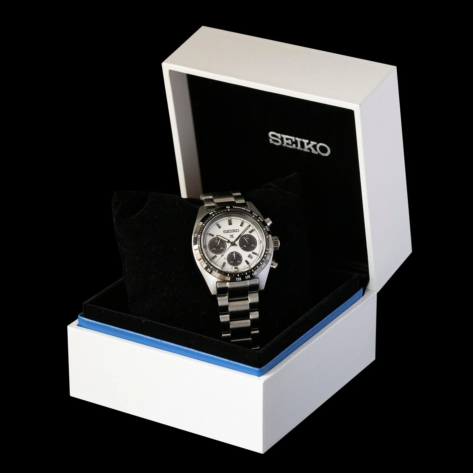 Seiko - Prospex Speedtimer Solar Chronograph White SSC813P