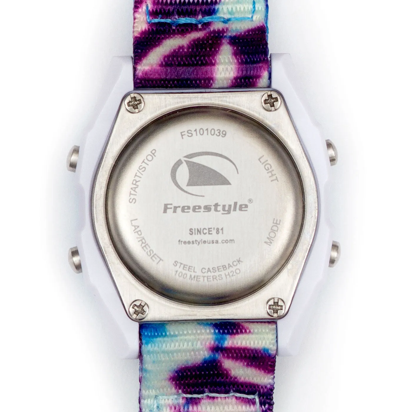 SHARK MINI CLIP TIE-DYE BLUE DAZE