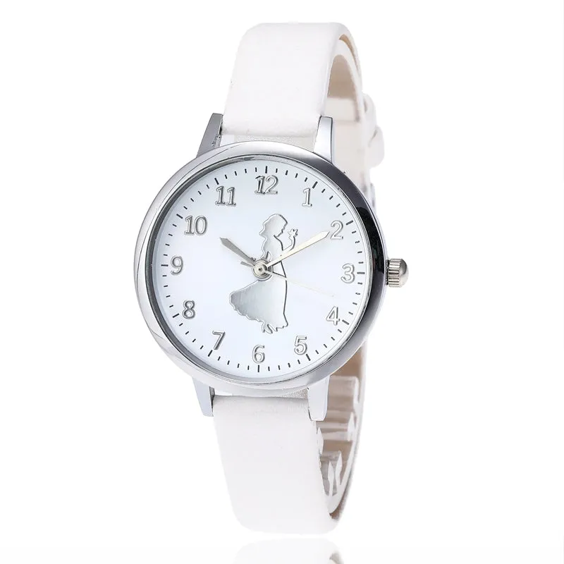 Sidiou Group Women's Watches Fashion Cheap Leather Popular Modern Girl Dial Metal Ladies Bracelet Quartz Clock Wrist Watch