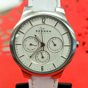 SKAGEN Denmark Slim Wristwatch Ref. 331LSL1 Date/Day Indicator 36mm Wristwatch- ALL S.S.