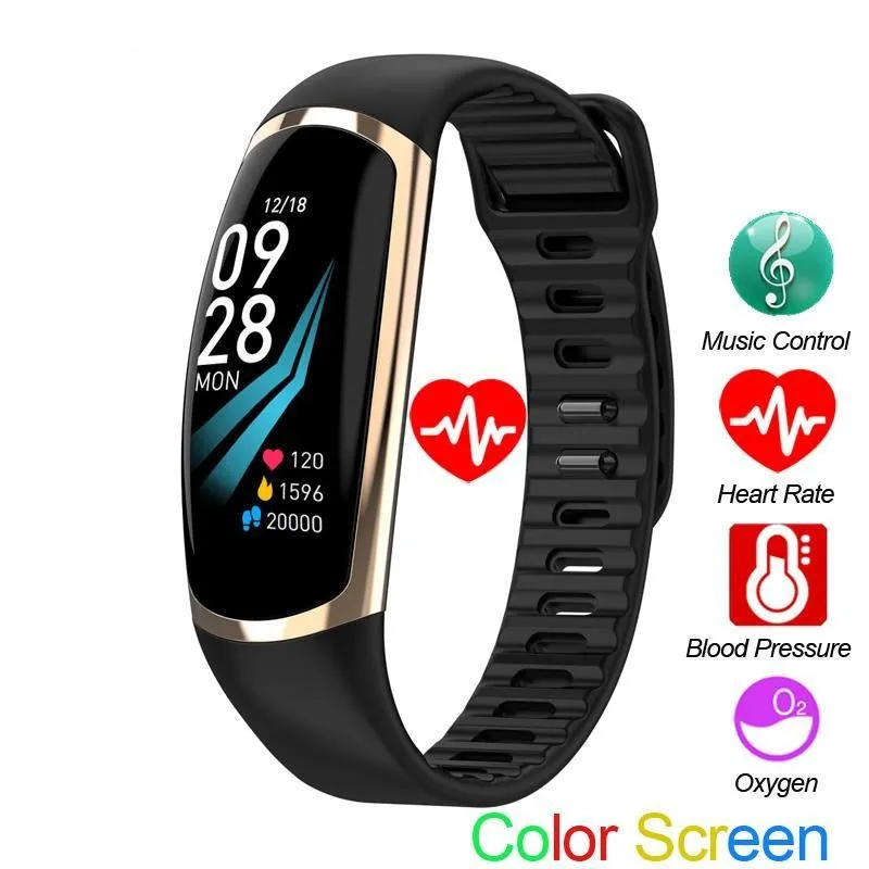 Smart Bracelet R16 Men Women Heart Rate Watch Sleep Monitor Blood Pressure Fitness Tracker Android IOS Color Message Sport Band