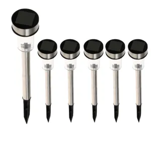 Solar Garden Light 35cm - Set of 6