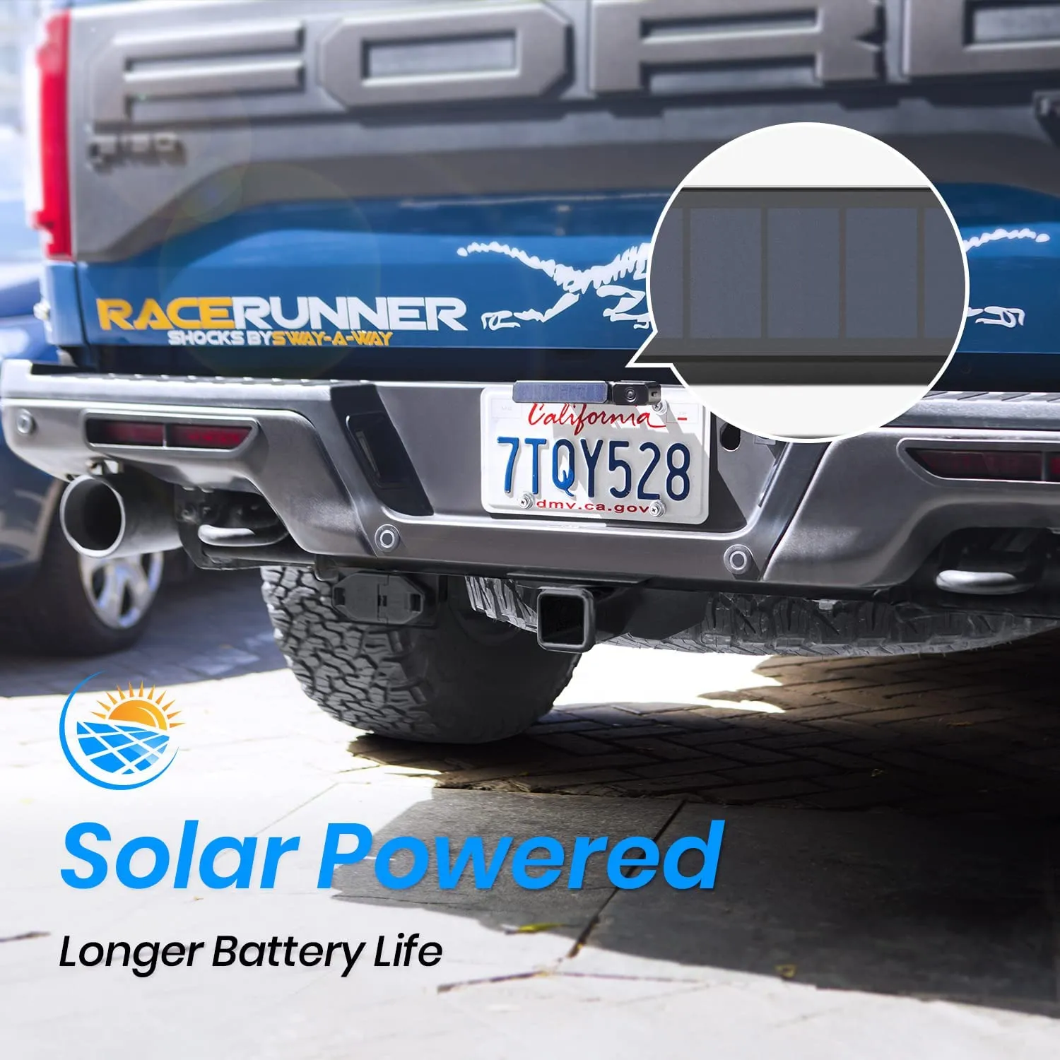 Solar Wireless Backup Camera for Truck