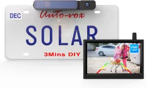 Solar Wireless Backup Camera for Truck