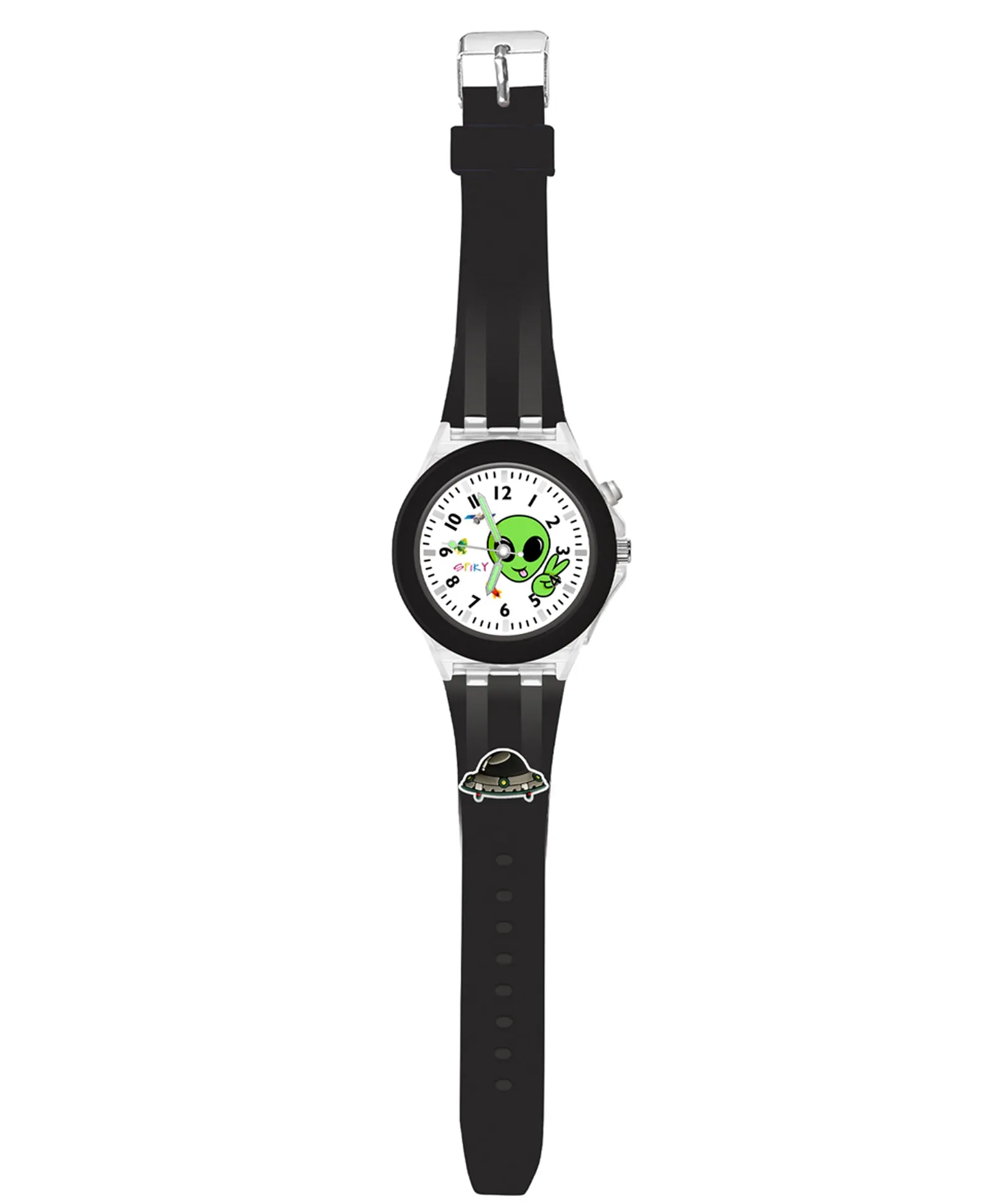 Spiky 3D Cartoon Rabbit Analog Light Watch for Kids Boys & Girls - Pink