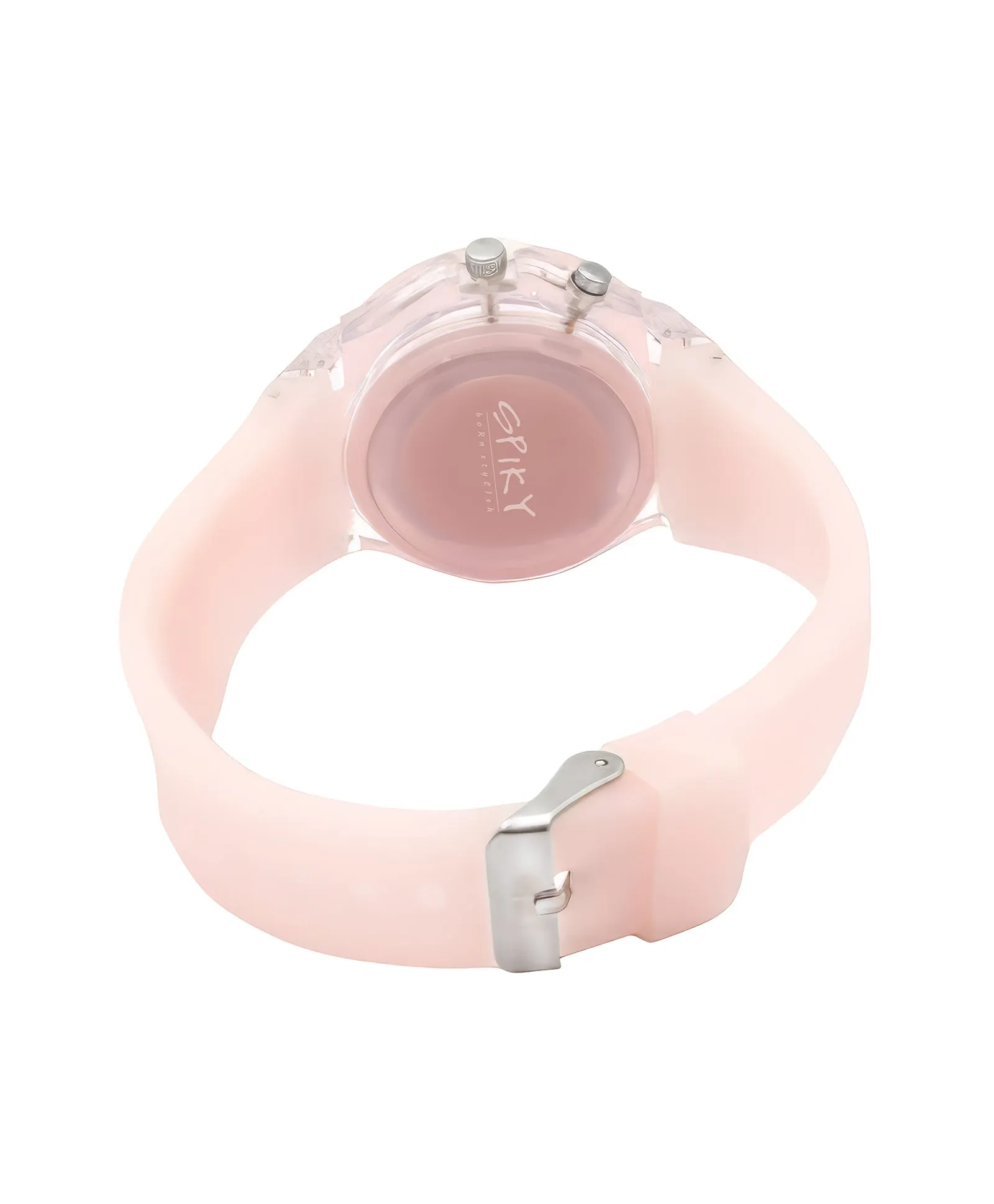 Spiky 3D Cartoon Rabbit Analog Light Watch for Kids Boys & Girls - Pink