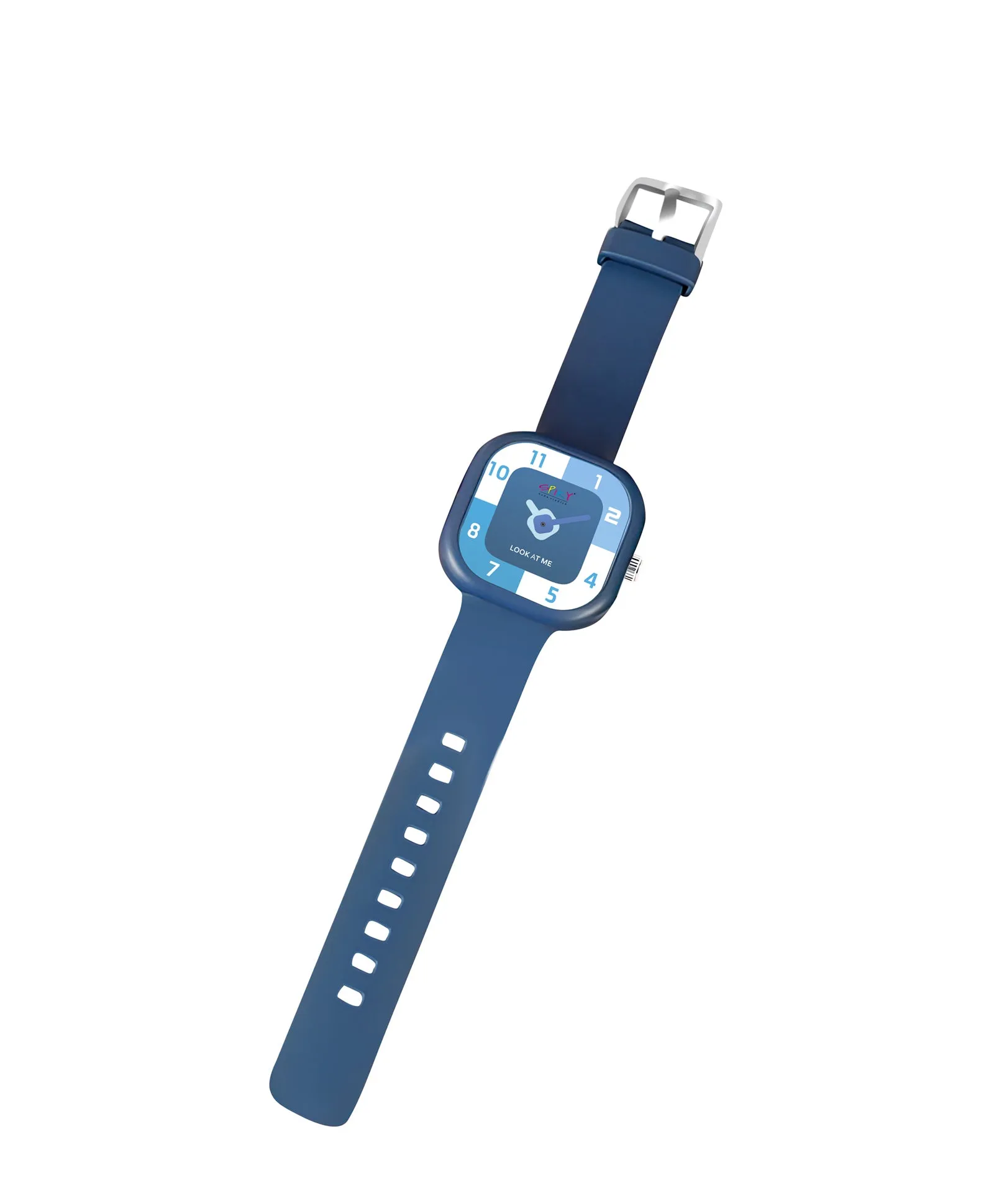 Spiky Square Analog Watch for Kids - Black
