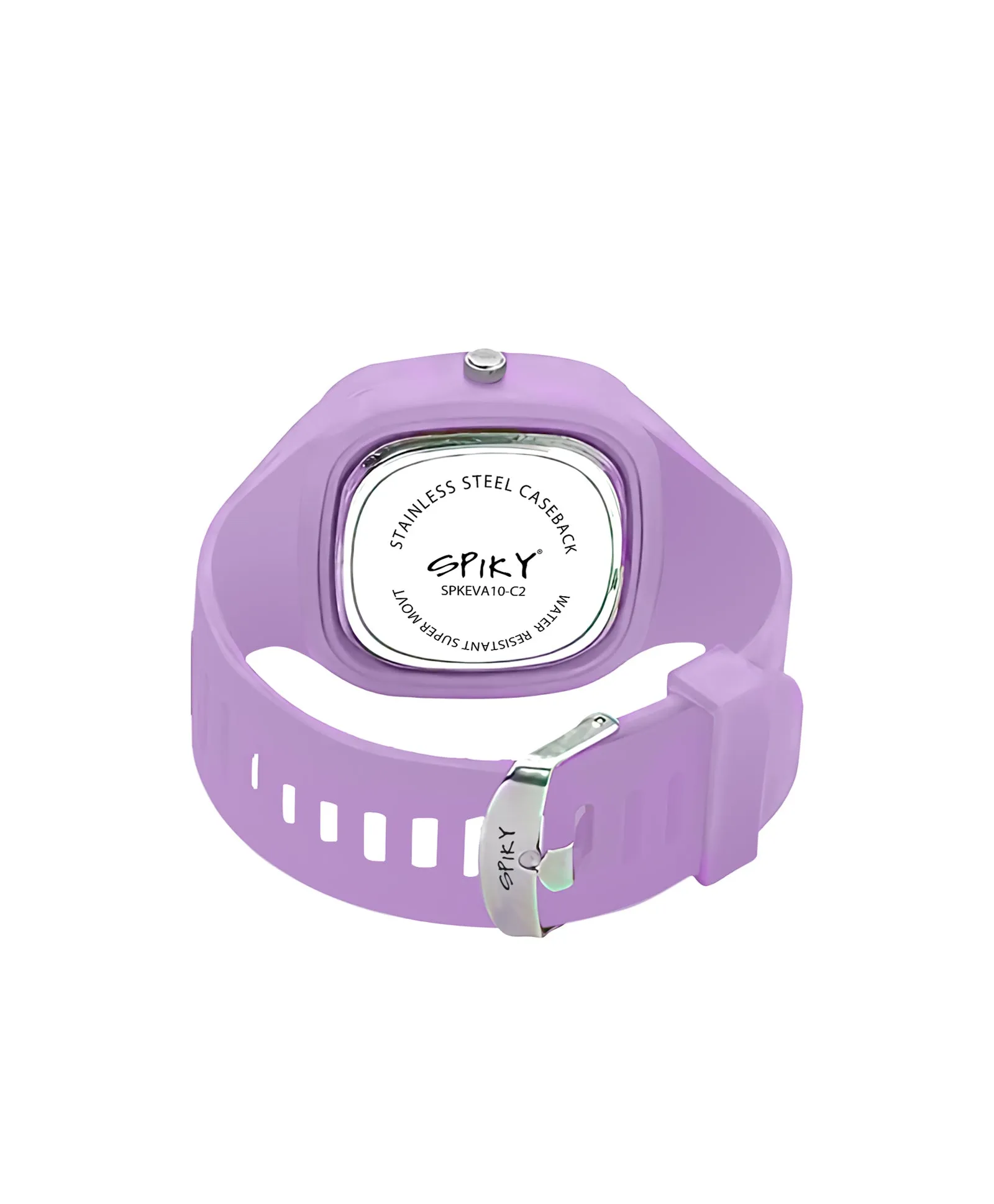 Spiky Square Analog Watch for Kids - Black