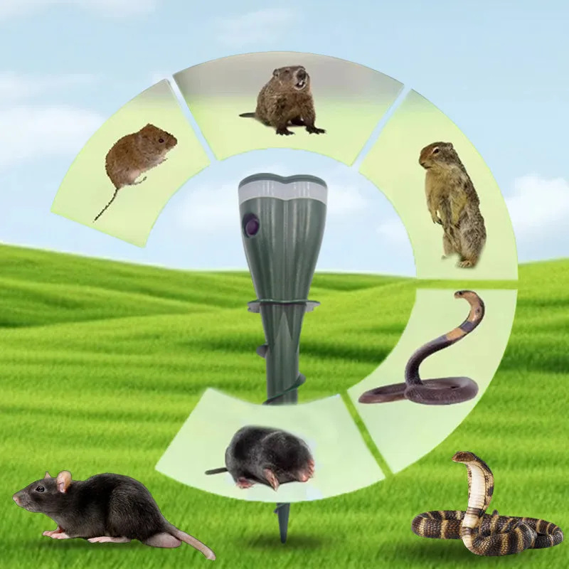 Spring Sale 50% OFFSolar Powered Waterproof Screw Mole Repellent
