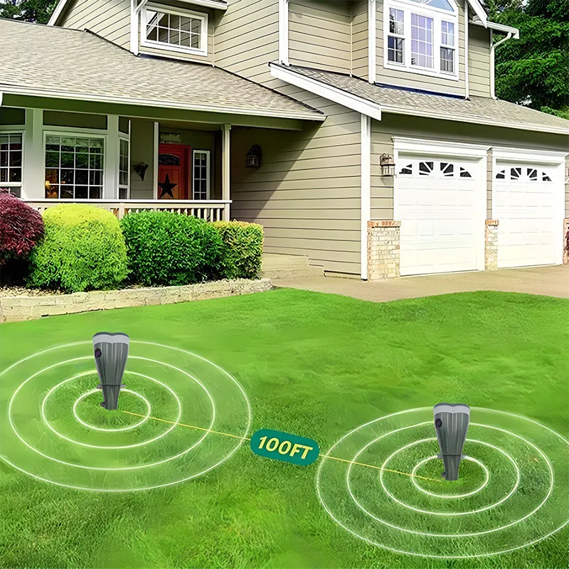 Spring Sale 50% OFFSolar Powered Waterproof Screw Mole Repellent